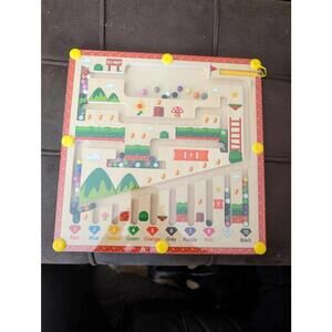 Magnetic color and number maze